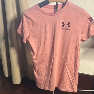 Under Armour Pink Freedom T-Shirt